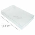 Caixa de Acetato M 05 - 19,5 x 11,5 x 2,5 cm - 20 unid.