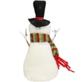 Enfeite de Natal Boneco de Neve 21cm - Mãos de Graveto
