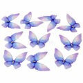 Borboleta Decorativa com Strass12 unid. Ref. JE-01 Cor:Roxo