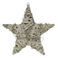 Estrela em Fibra Natural - Ref. STAR Tamanho:Médio 30cm
