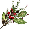 Pick de Natal com Pinha e Berries - Ref. XQ-327