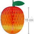 Enfeite de Papel Laranja 15cm - Ref. 243