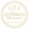 Etiqueta Adesiva 4,5cm Artesanal Feito com Amor 50 unid Ref 2000