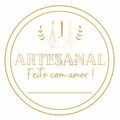 Etiqueta Adesiva 4,5cm Artesanal Feito com Amor 50 unid Ref 2000