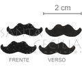 Apliques em EVA - Bigode P - 20 unid.