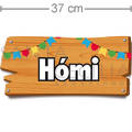 Placa de Sinalização Junina - Hómi 23010940