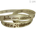 Fita de Cetim 100% Artesanal 1cm x 10m Ref.1984/10 COR01
