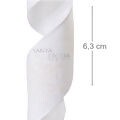 Fita Aramada de Natal 6,3cm x 9m - YJ9913 Floco de Neve