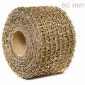 Fita de Natal Metálica Tela Leve 6x9,5m - Dourada Ref.2539