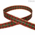 Fita de Natal Sinimbu 10m - Ref.1990/10mm Cor 4 Vermelha Verde Ouro