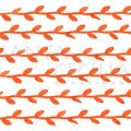 Fita de Folhas de Cetim S403 - 10 metros - Laranja