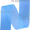 Fita de Voal Azul Poá 1510-531400 - 1,5cm x 10m
