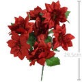 Poinsétia Vermelha com 7 Galhos Ref. XY23-985