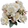 Galho com Flores Artificiais Ref. YS - 6 Cor:Branco