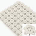 Flor em EVA com Tule 144 unidades Ref. 1505 - Branca