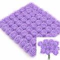 Flor em EVA com Tule 144 unidades Ref. 1505 - Lilás