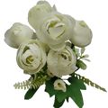 Flor Artificial Ranúnculo Ref. SS - 66 Cores:Branco
