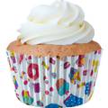 Forminha de Cupcake Bolinho - 7 x 5 x 4 cm - 45 unid.