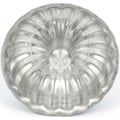 Forma de Bolo Mini Suíça Decorada Crespa em Alumínio - 9x4cm Cód. 6072