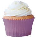 Forminha de Mini Cupcake Lisa Vermelha 6 x 3,5 x 2,5 - 45 unid.