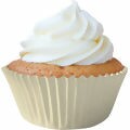 Forminha de Cupcake de Papel 5x2,5cm Nº 02 - 45 unid. - Diversas Cores Cor:Natural