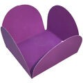Forminha de Doces 4 Pétalas em Cartolina Lisa - 50un COR:Roxo 10.12