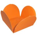 Forminha de Doces 4 Pétalas em Cartolina Lisa - 50un COR:Laranja 10.13