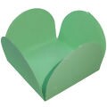 Forminha de Doces 4 Pétalas em Cartolina Lisa - 50un COR:Verde Folha 10.61