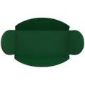Forminha para Camafeu em Colorplus Verde Bandeira - 50 un.