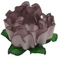 Forminha de Doce Rosa Maior em Papel Manteiga - 30 unid. - Palha