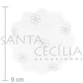 Fundo de Celofane 9cm. Branco com 100 unid.