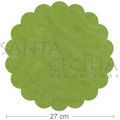 Organza 27 cm - 50 und. - Verde Pistache