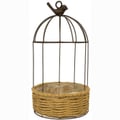 Gaiola Aramada Redonda com Sisal 34cm Ref. QX24133 S/2B