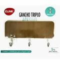 Gancho Triplo Adesivo 5kg - Ref.CK6220