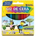 Giz de Cera - 12 unidades - Acrilex