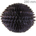 Bola Pom Pom de Papel de Seda 280mm - Ref. 174 - Preto