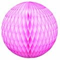 Globo Colméia 21cm - Ref. 08 - Rosa