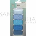 Kit Cordão Colorido B-0501 - 5 Rolos com 10 metros - Tons de Azul