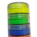 Kit Tinta Facial Neon 5 Potes com 4 gramas Ref. 0505