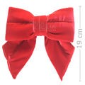 Laço de Veludo - Cristal Vermelho Laço de Veludo - Vermelho Borda Dourada:Pequeno