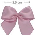 Laço de Cetim 3,5cm - 20 unidades - Rosa Claro