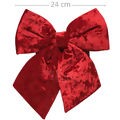 Laço de Veludo Vermelho 24 x 29 cm - Ref. 6398-B25