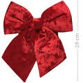 Laço de Veludo Vermelho 24 x 29 cm - Ref. 6398-B25