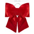 Laço de Veludo Vermelho Fofo 24 x 28 cm - Ref. 6398-A25