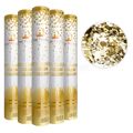 Lança Confete Dourado Metalizado Kit:5 Unidades