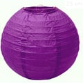 Lanterna Redonda de Papel 25 cm Cores:Roxo