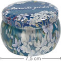 Caixa de Metal Ref. 03563 - Romantic Garden Azul Petróleo