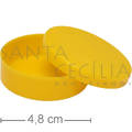 Potinhos para Lembrancinhas -  10 unid - Latinha Plástica Amarela