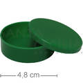 Potinhos para Lembrancinhas - 10 unid - Latinha Plástica Verde