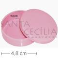 Potinhos para Lembrancinhas - 10 unid - Latinha Plástica Rosa